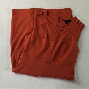 Banana Republic Orange Sheath Dress!